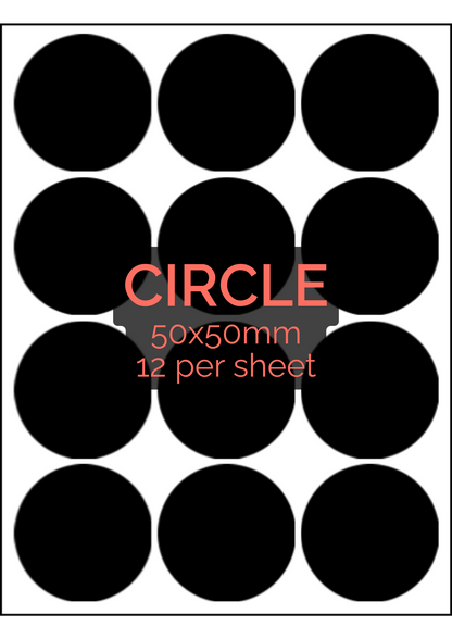 Custom Premium Glossy Vinyl Sticker Sheets