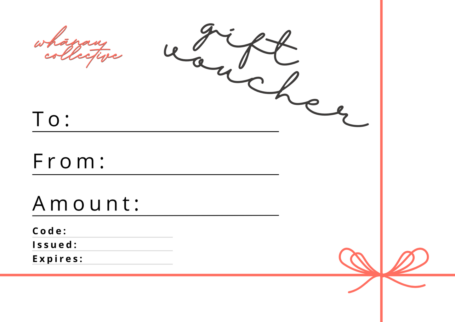 Whānau Collective Gift Voucher