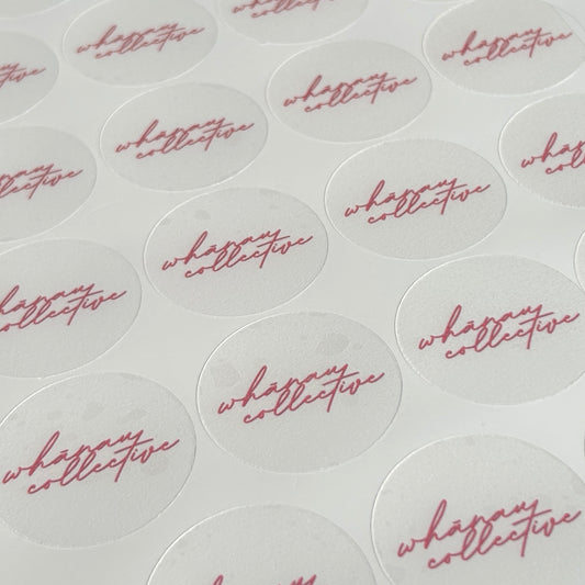 Custom Transparent Sticker Sheets