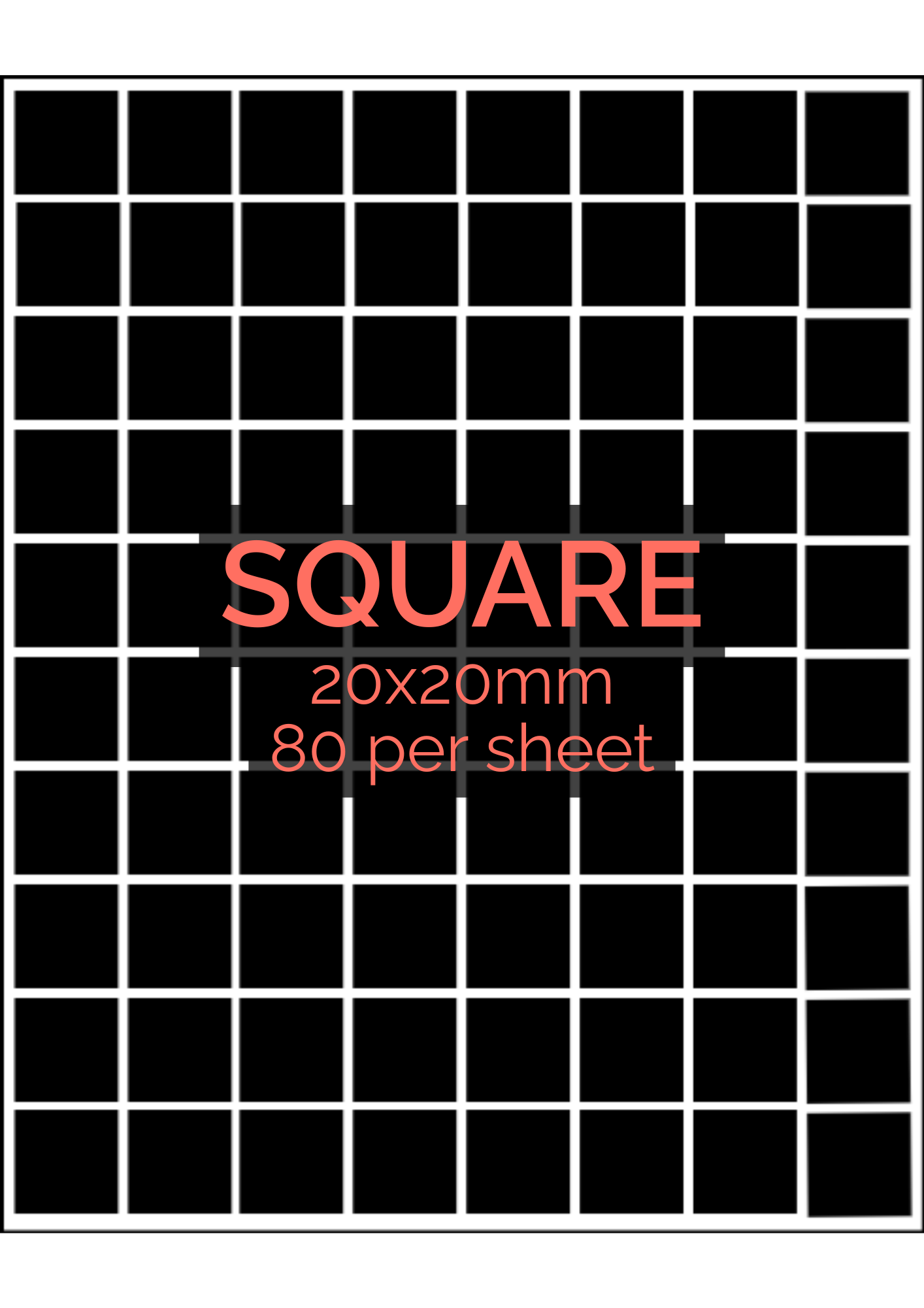 Custom Premium Glossy Vinyl Sticker Sheets