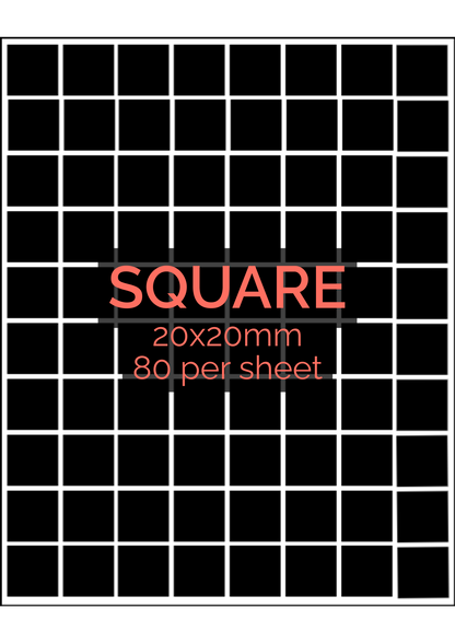 Custom Premium Glossy Vinyl Sticker Sheets