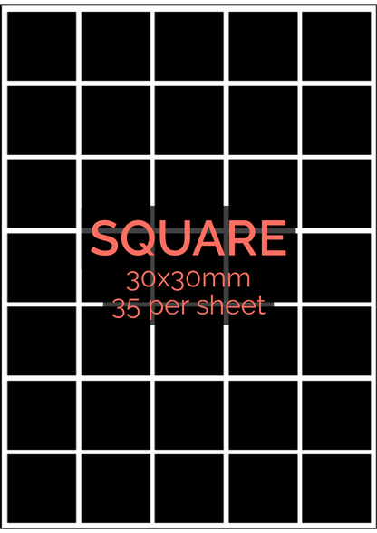 Custom Premium Glossy Vinyl Sticker Sheets