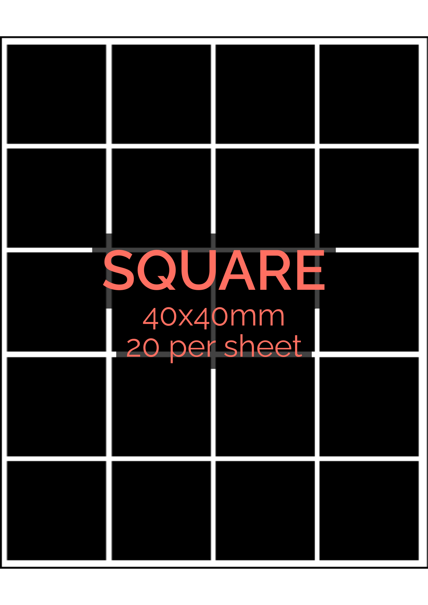 Custom Premium Glossy Vinyl Sticker Sheets