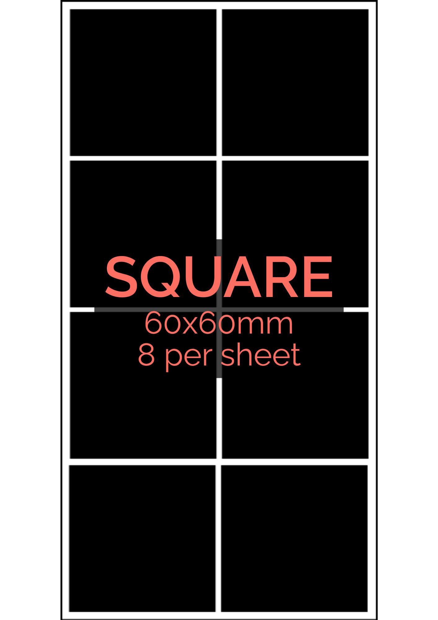 Custom Premium Glossy Vinyl Sticker Sheets